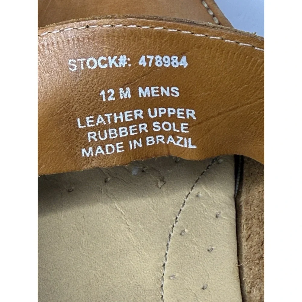 Giorgio Brutini Le Glove Mens Loafers Tan Slip-On Sz 12M Leather Comfort Casual